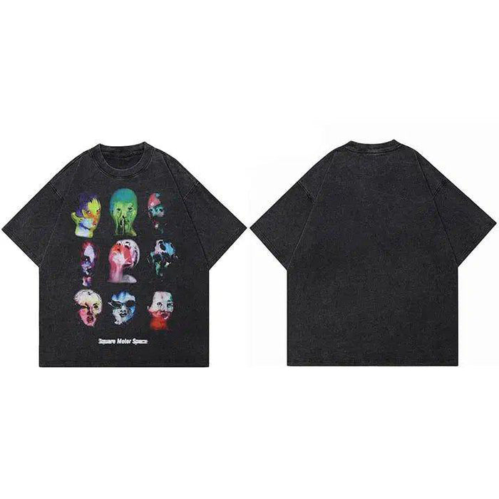 Coloured Faces Tee