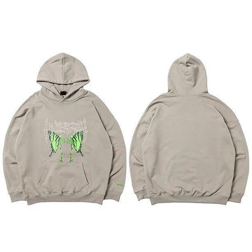 Green Butterfly Hoodie